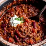 The BEST Easy Slow Cooker Chilli Con Carne