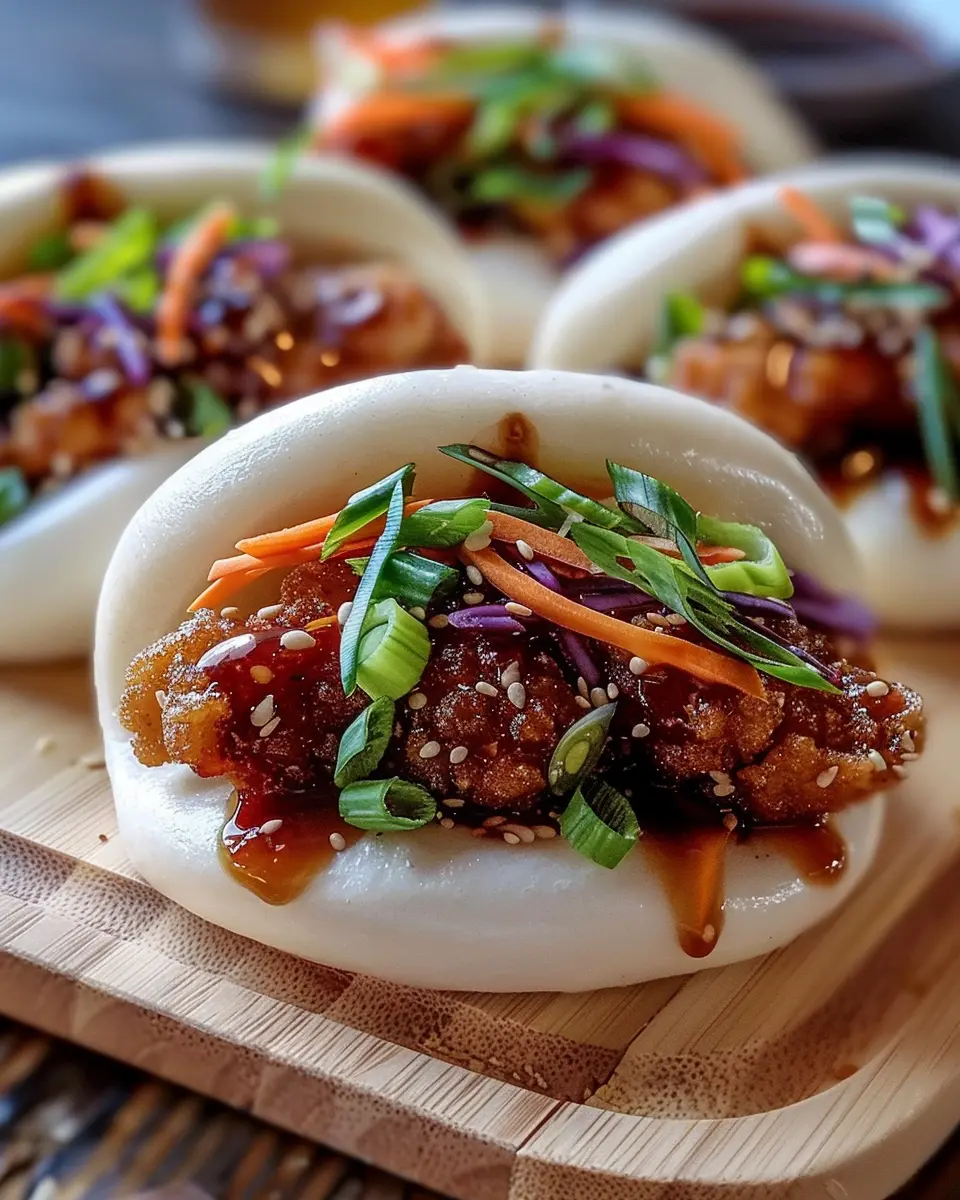 Sticky Crispy Chicken Bao Buns: Irresistibly Easy to Make at Home