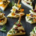 Mini Brie Christmas Trees