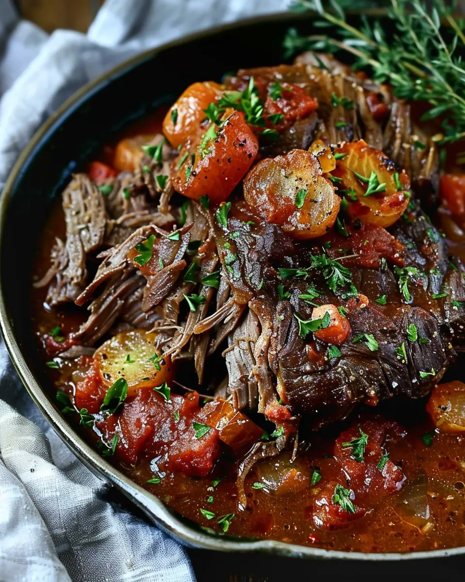 Italian Pot Roast: A Juicy Stracotto Recipe for Comfort Food Lovers