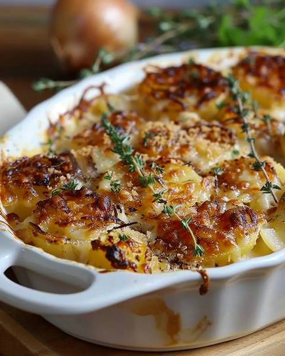 French Onion Potatoes – Cheesy Delight for Cozy Dinners