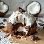 Coconut Dome with Chocolate Spread