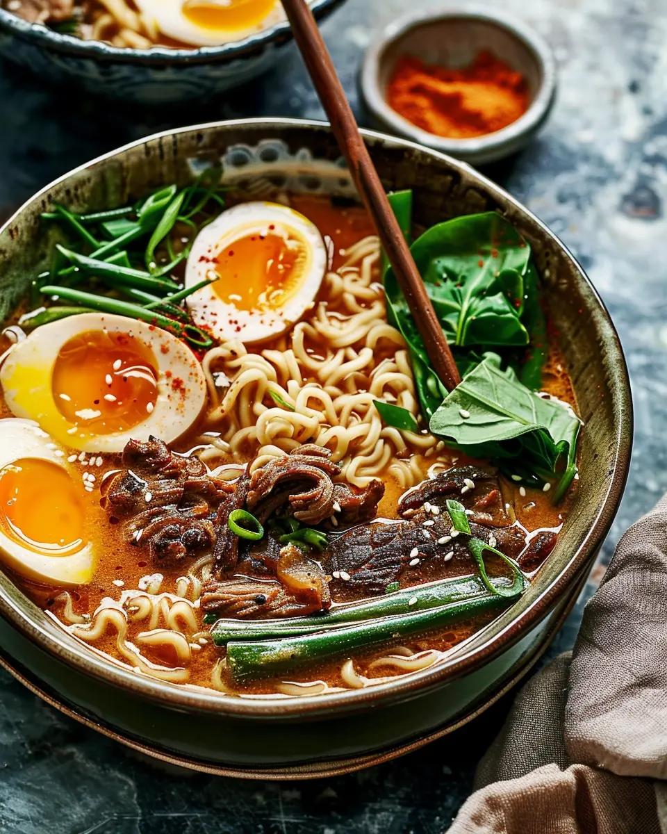 Slow Cooker Curry Ramen: Easy Beef Delight for Cozy Nights