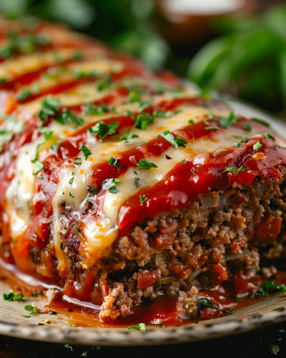Stuffed Italian Meatloaf: A Juicy Twist with Turkey Bacon and Chicken Ham