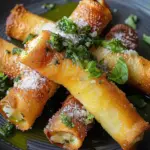 Potato Cannoli with Salsa Verde