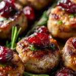 Sheet Pan Smoked Sausage Cranberry Bites