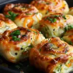 Cheesy Baked Vegetable Rolls
