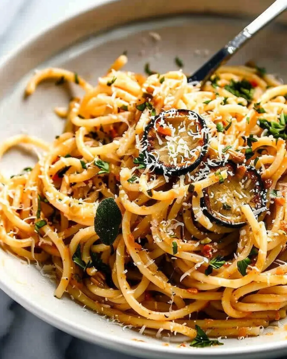 Spaghetti alla Nerano: Indulgent Comfort Food with Turkey Bacon