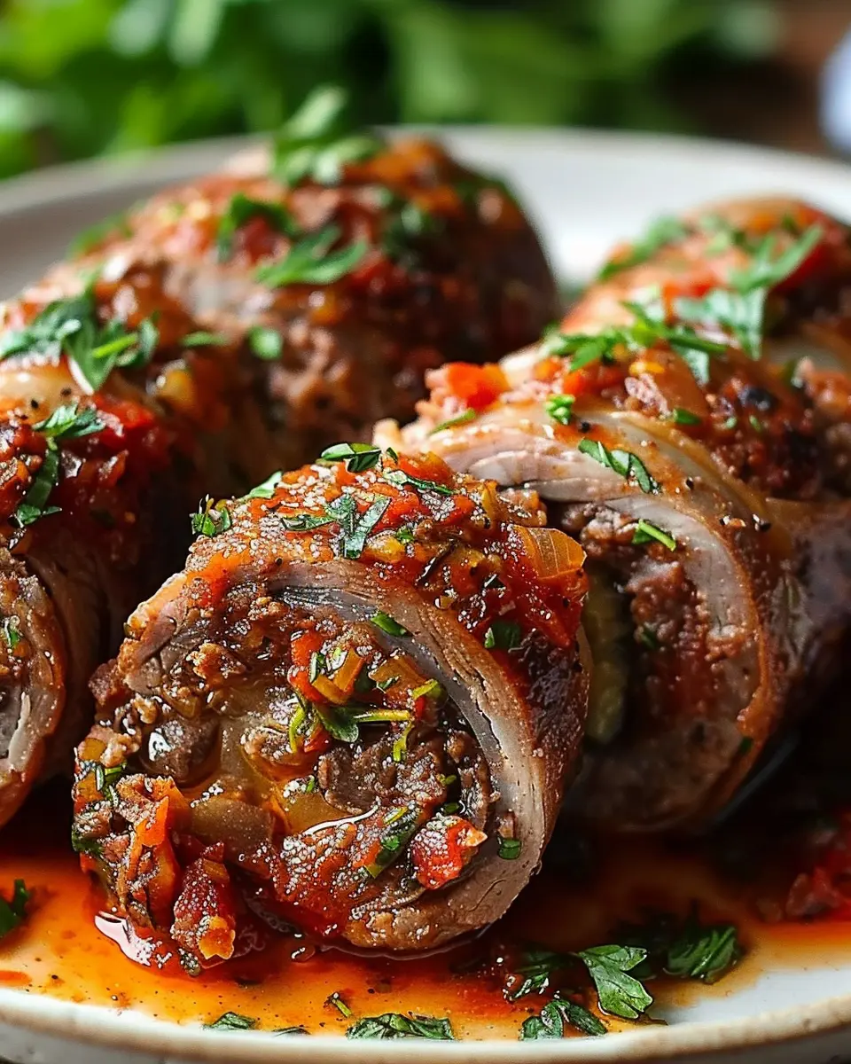 Savory Flavorful Authentic Braciole Recipe with Turkey Bacon Delight