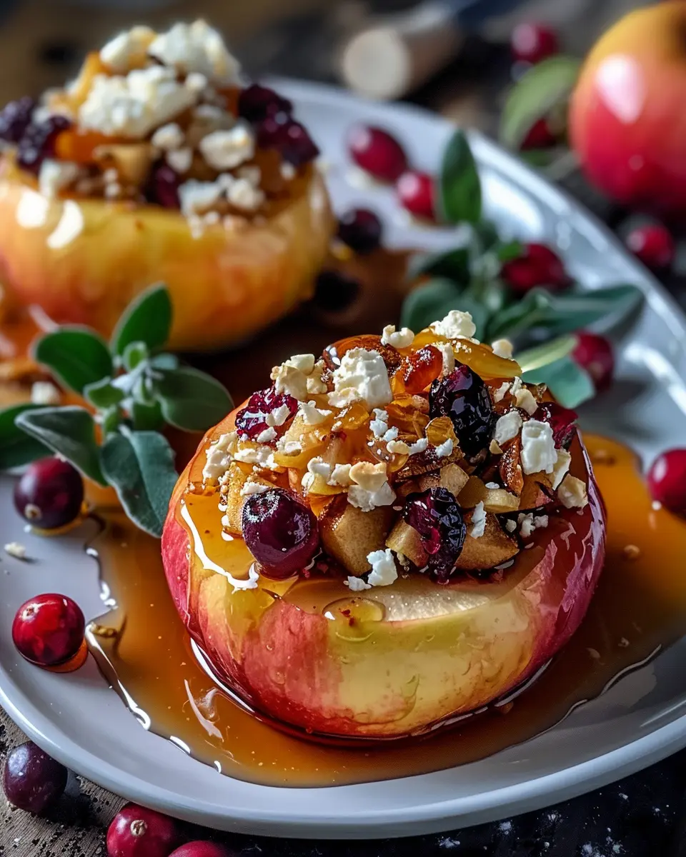 Baked Apples with Feta: Deliciously Sweet & Savory Treats