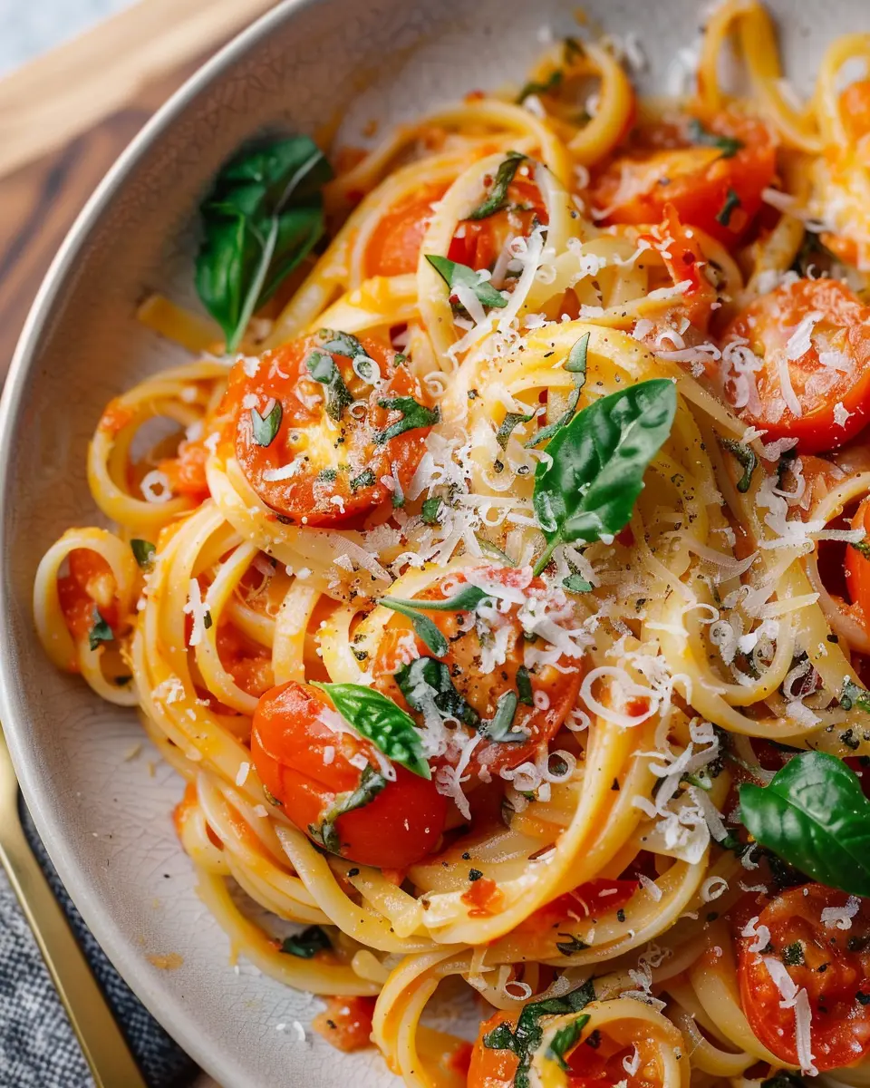 5-Ingredient Easy Cherry Tomato Pasta That Even Busy Chefs Love