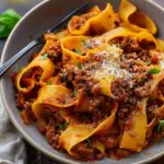 Authentic Pappardelle Bolognese (ragù alla bolognese)