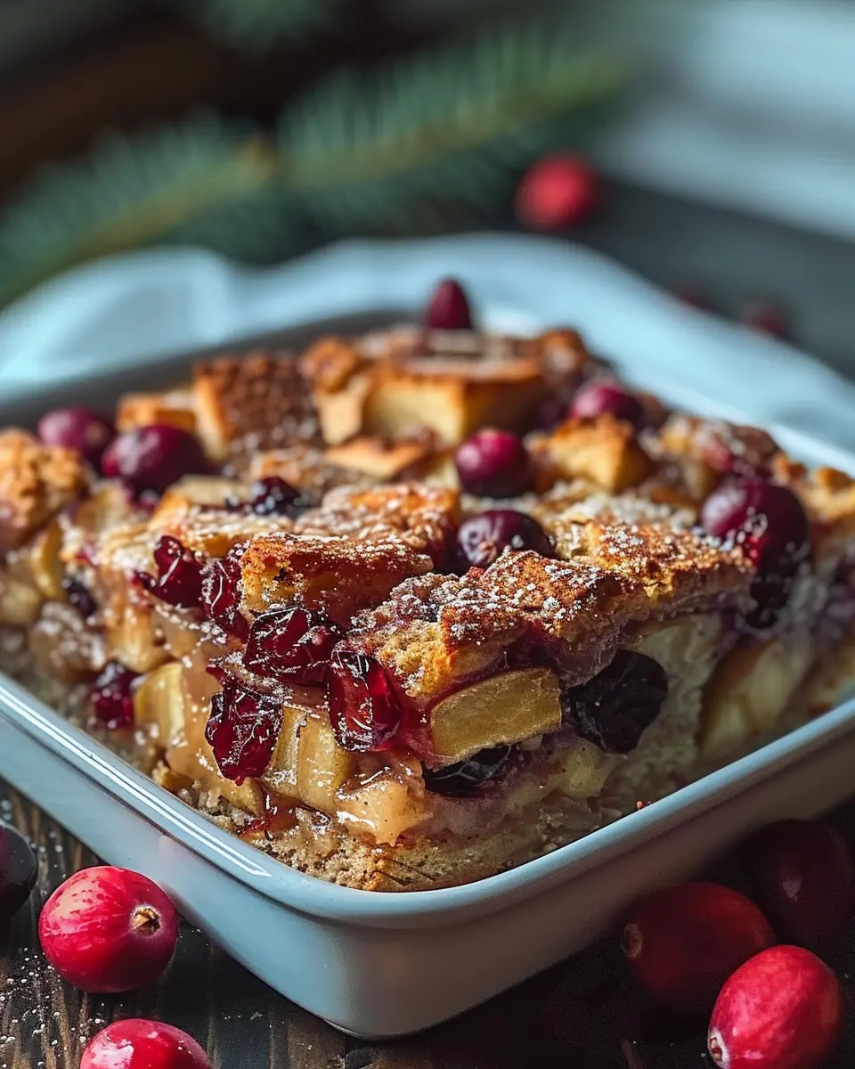 Delicious 10-Minute Cranberry Apple Bake for Cozy Mornings Made Easy