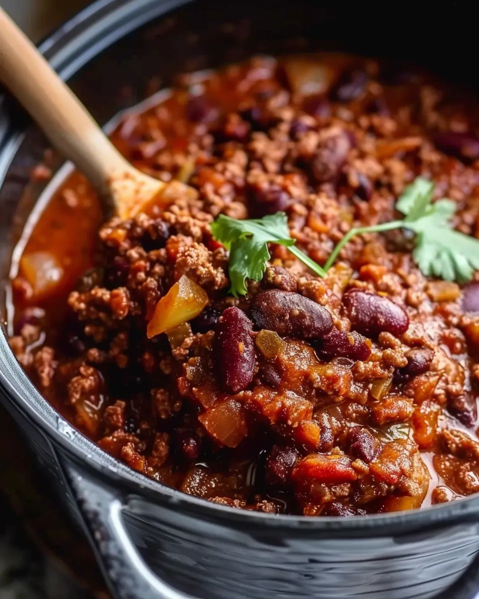 easy slow cooker chilli con carne: the best turkey bacon twist