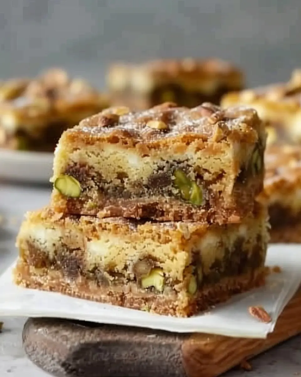 Pistachio Blondies: The Best Easy Recipe for Sweet Indulgence