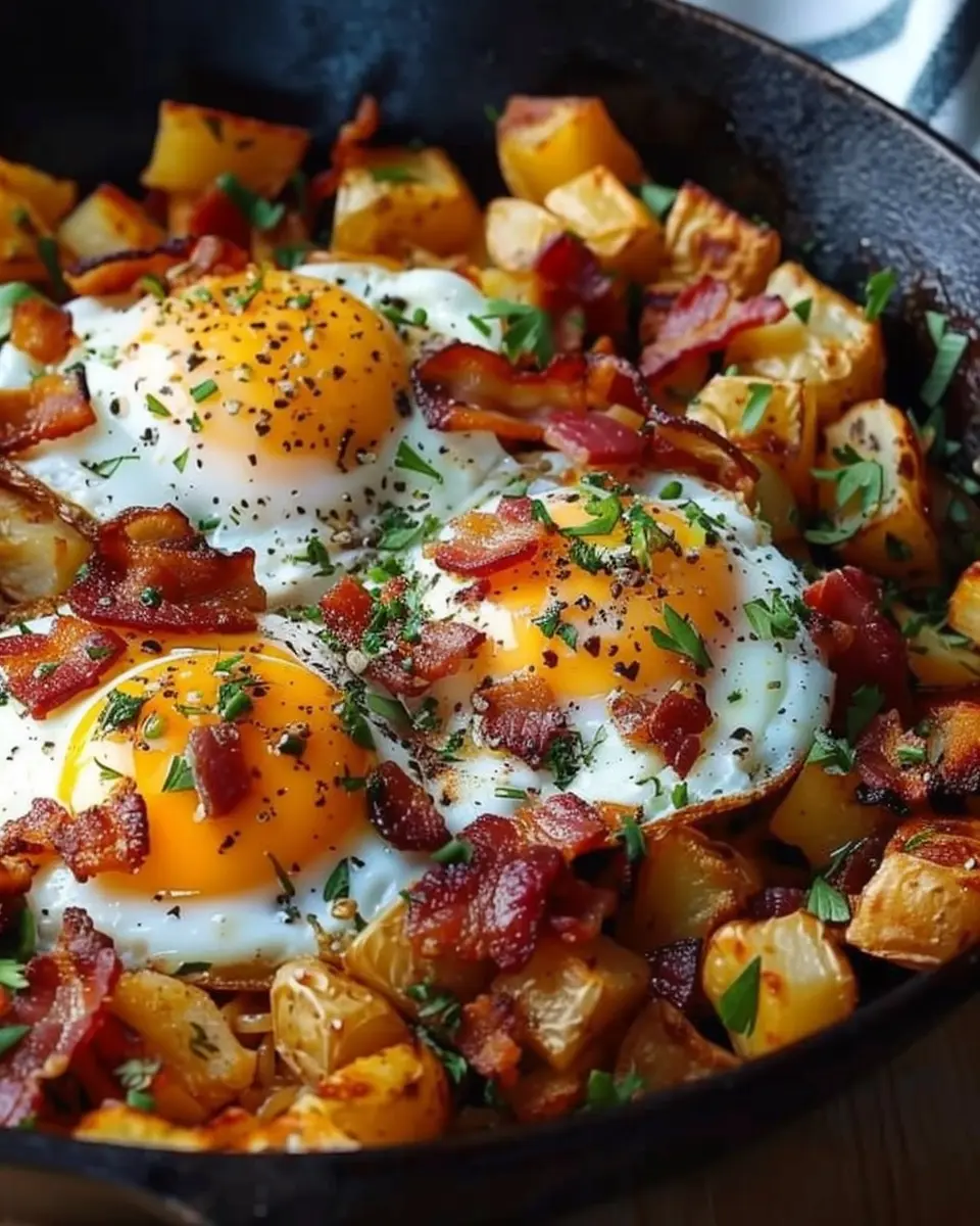 Bacon, Egg, and Potato Hash: A Hearty Turkey Bacon Twist