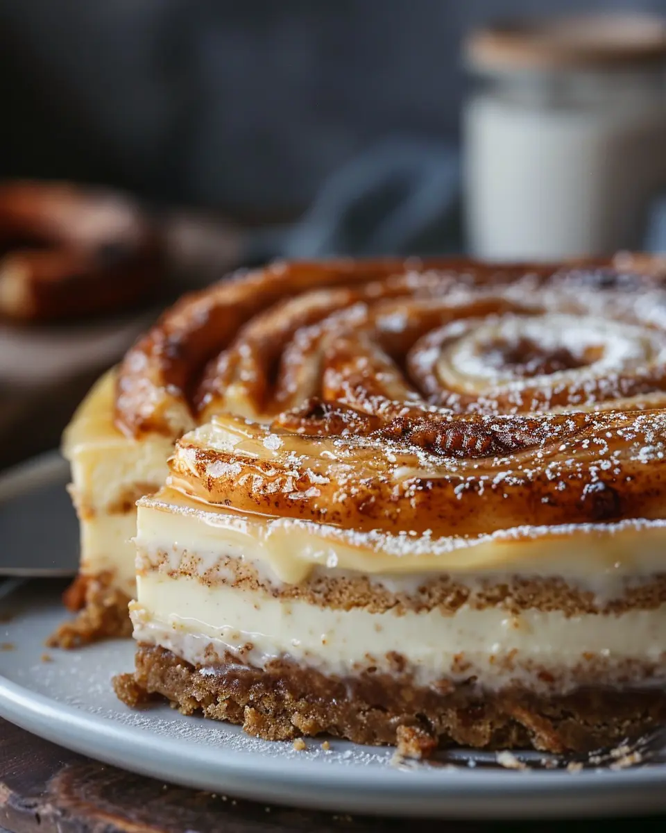 Cinnamon Roll Honeybun Cheesecake: The Best Decadent Dessert Delight