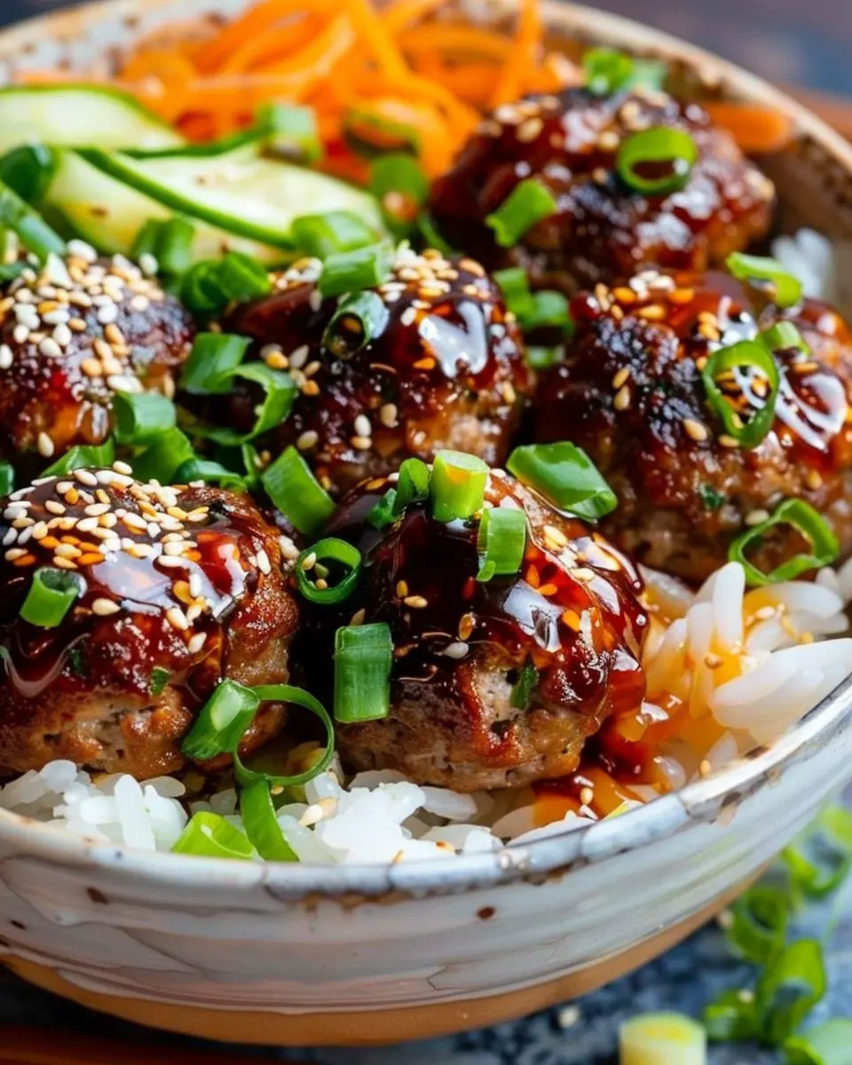 Korean BBQ Meatball Rice Bowls: Easy Comfort Food Upgrade