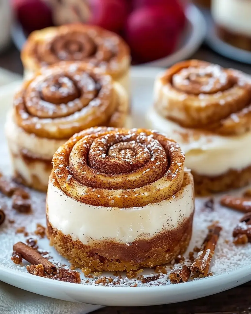 Mini Cinnamon Roll Cheesecakes: The Best Indulgent Treat Ever