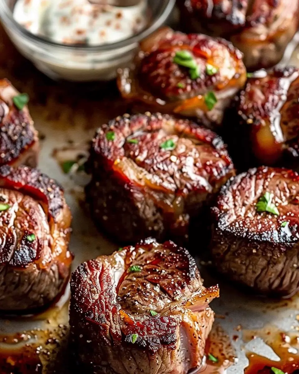 Filet Mignon Appetizers: Indulgent Bites with Turkey Bacon