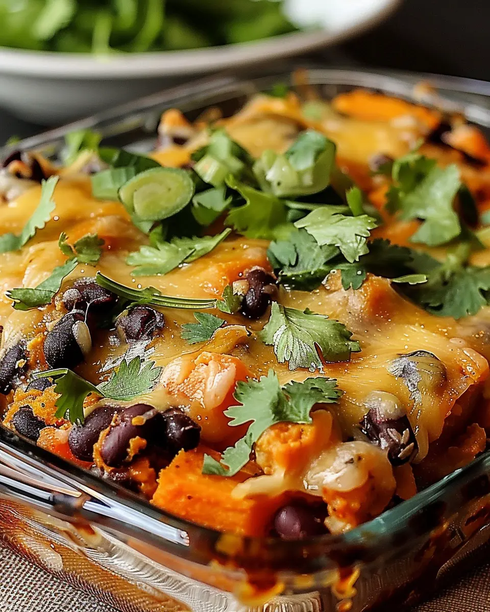 Sweet Potato and Black Bean Casserole: A Wholesome 5-Layer Delight