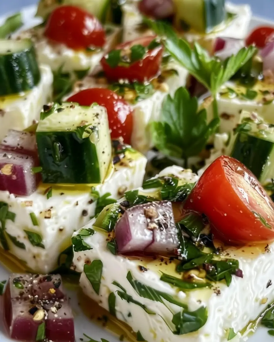 Feta Spieße mit Gurke Rezept: Lecker und Einfache Genussmoment