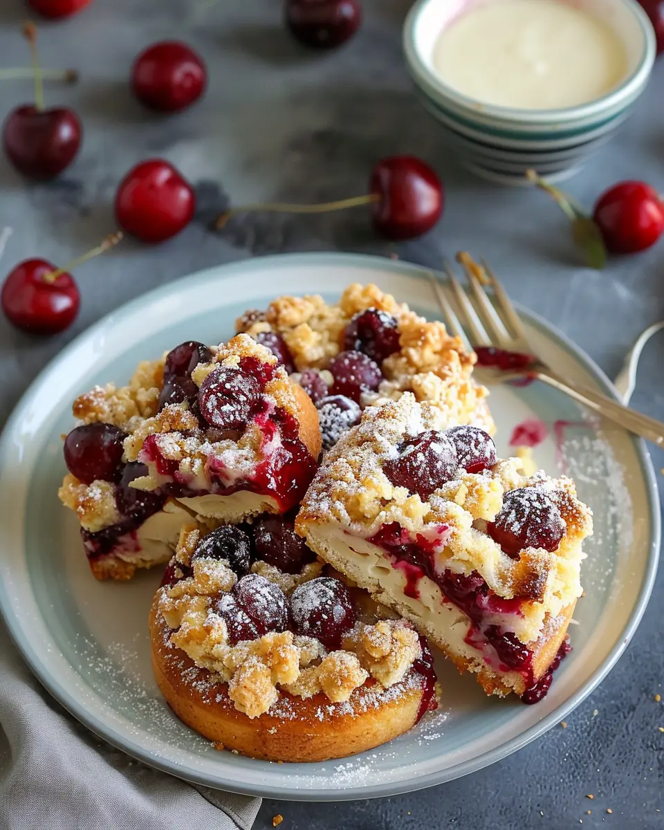 Cherry Streusel Pastries: Easy German Kirschtaler for Fresh Flavors