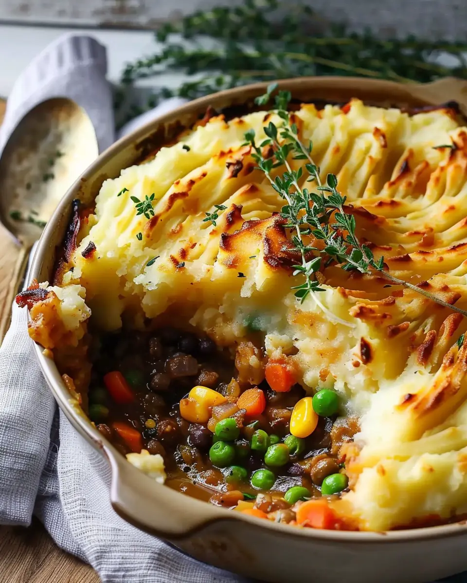 Creamy Vegetarian Shepherd’s Pie: The Best Comfort Food Delight