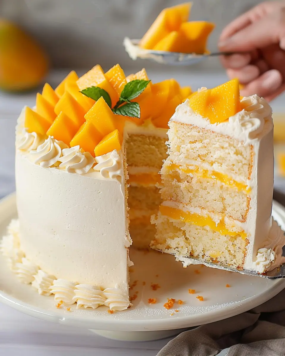 Mango Cake Magic: Easy Recipe for a Juicy Tropical Treat